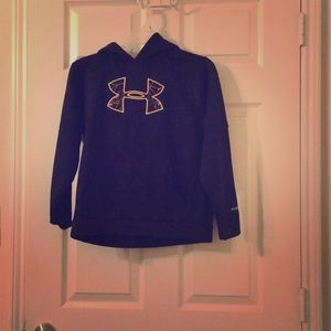 Under Armor black and yellow hoodie